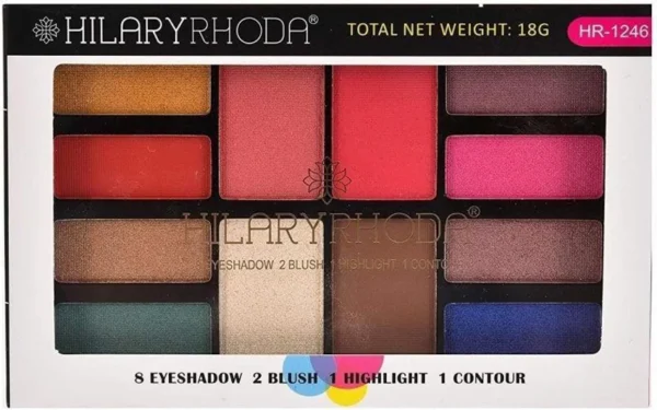 8 EYESHADOW 
2 BLESS 
1 HIGHLIGHTER 
1 CONTOR